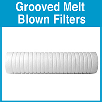 Grooved Melt Blown Filters