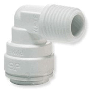 Fixed Elbow<br>1/4in Tube OD x 1/8in NPTF Thread