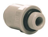 Male Connector<br>3/8in Tube x 1/4in BSPP Thread