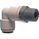 Swivel Elbow<br>1/4in Tube x 1/8in NPTF Thread