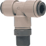 Swivel Branch Tee<br>1/2in Tube x 3/8in BSPT Thread